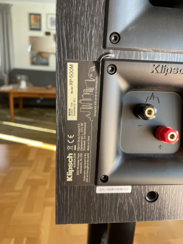 Klipsch RP 500M inklusive stativ