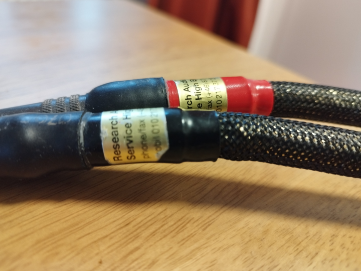 Research Audio High End -RCA 1m