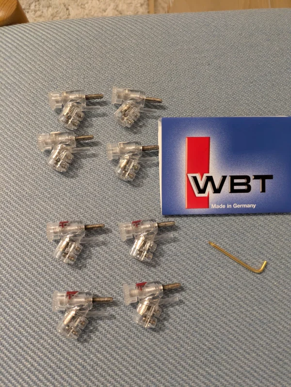 WBT silver banana plugs - Bild 1 av 1
