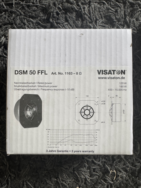 Visaton Middome DSM 50 FFL (2st) Visaton Middome DSM 50 FFL (2st) - Bild 4 av 6