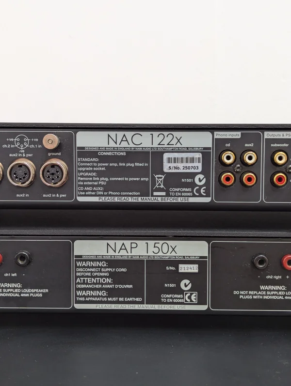 Naim NAC 122x f&ouml;r- och NAP 150x slutsteg - Bild 5 av 17