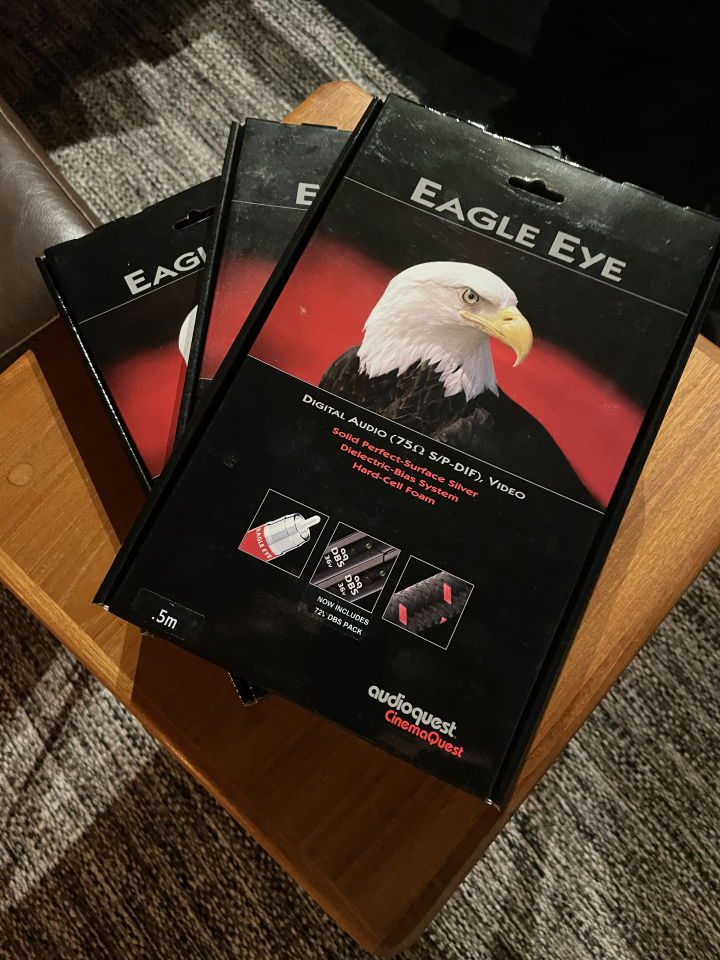 AudioQuest Eagle Eye 72V DBS 0,5m x3