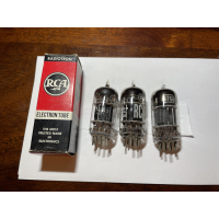 RCA 5751-Ecc83 Triple Mica Black plate NOS