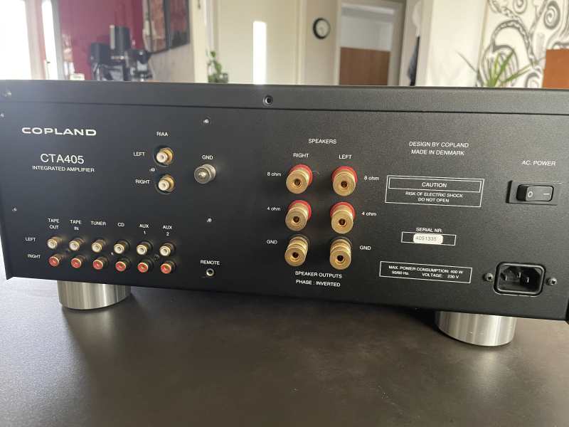 Copland CTA 405a i toppskick nya rör , originalkartong mm Copland CTA 405a i toppskick nya rör , originalkartong mm - Bild 3 av 5
