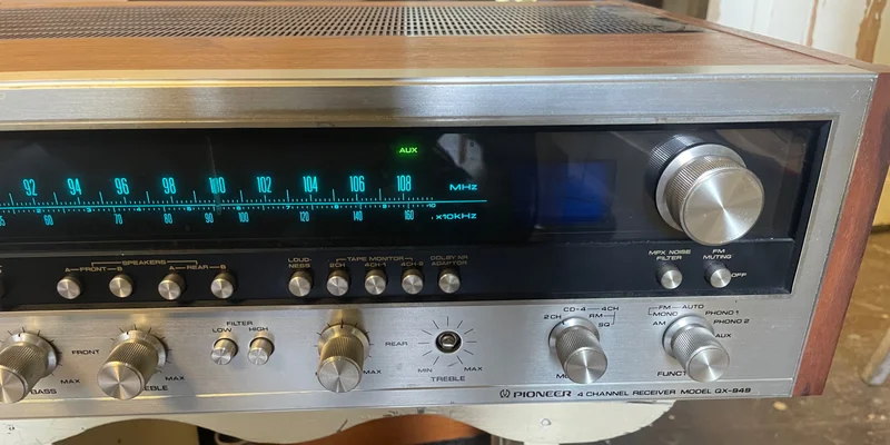 Pioneer QX 949 - 1970 tal raritet 4 channel  - Bild 2 av 4