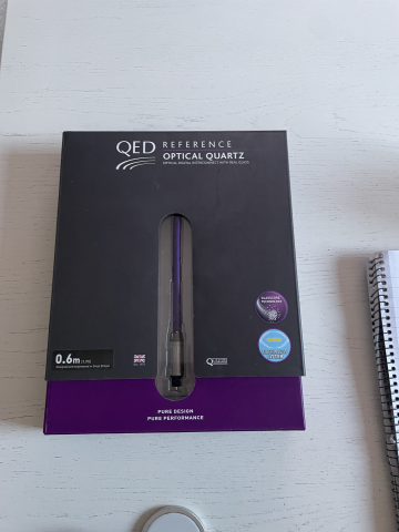 QED Optisk kabel Reference Quartz