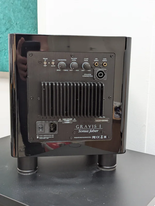 Sonus Faber Gravis 1 i h&ouml;gblank svart - Bild 1 av 9