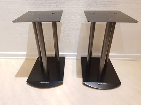 Original Technics SH-EX3 h&ouml;gtalarstativ &ndash; S&auml;llsynta hifi-stativ i fint skick!