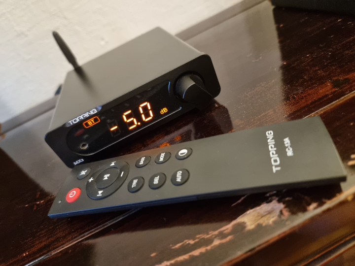 Topping MX3 integrerad förstärkare med DAC/BT/hörlursförstärkare