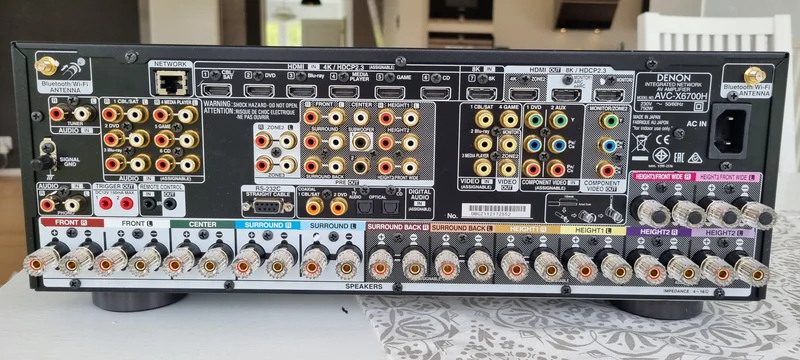 Denon f&ouml;rst&auml;rkare AVC-X6700H - Bild 2 av 2