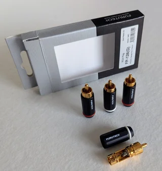 Furutech FP-126(G) RCA-kontakter – 2 par (4 st)
