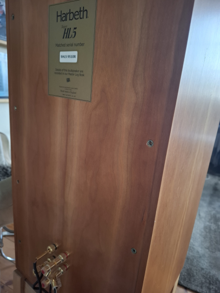 Harbeth SHL5-2 cherry med stativ - Bild 3 av 3