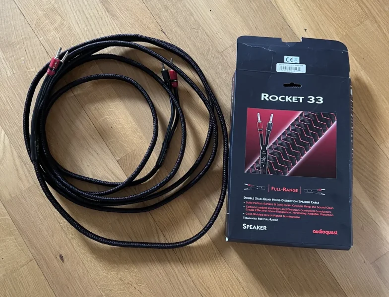 HÖGTALARKABLAR AUDIOQUEST ROCKET 33 SINGLE-WIRE HÖGTALARKABLAR AUDIOQUEST ROCKET 33 SINGLE-WIRE - Bild 1 av 2