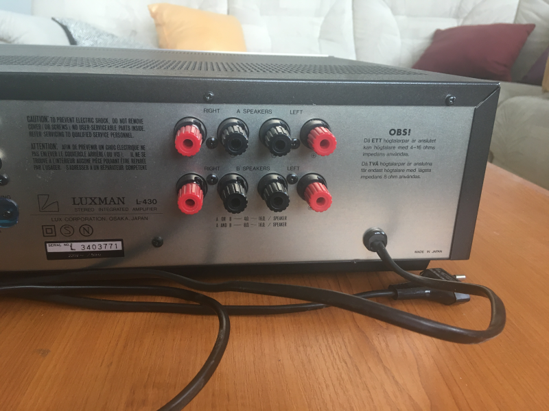 Luxman L430 i Toppskick! - Bild 2 av 2