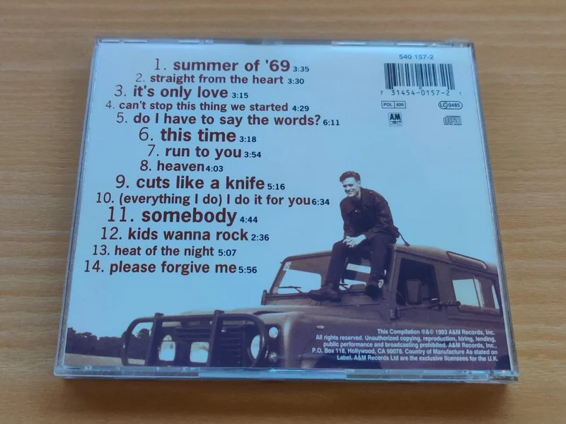 Bryan Adams - So Far So Good Bryan Adams - So Far So Good - Bild 2 av 3