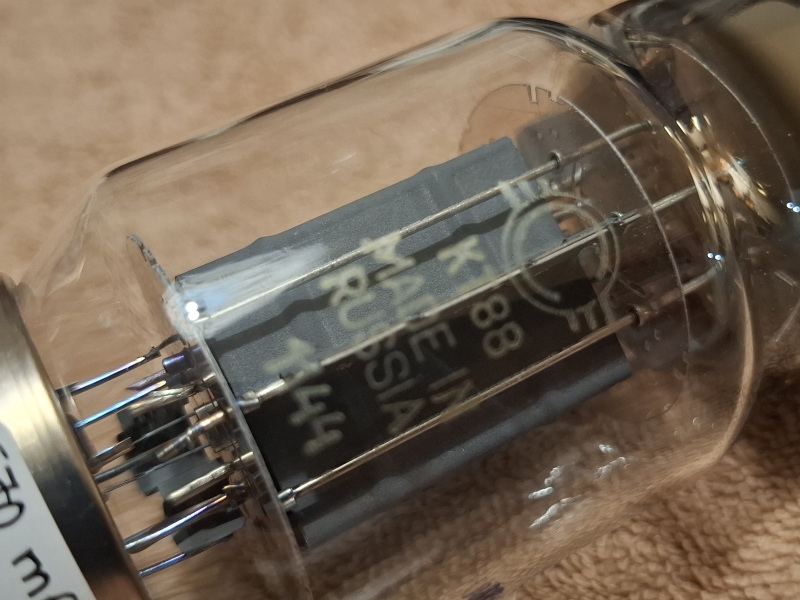 KT88 Svetlana Winged -C- SED NOS Matchad kvartett KT88 Svetlana Winged -C- SED NOS Matchad kvartett - Bild 5 av 7