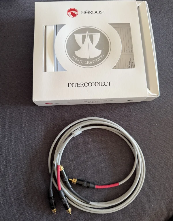 Nordost White Lightning RCA-1,5 m Nordost White Lightning RCA-1,5 m - Bild 1 av 2