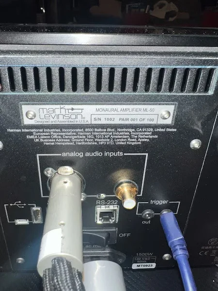 Mark Levinson ML-50 ULTRA RARE! Mark Levinson ML-50 ULTRA RARE! - Bild 7 av 7