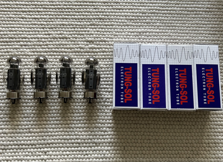 Tung-Sol KT-150 matchad kvartett