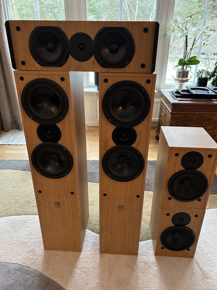 QLN Högtalare + Audio Pro Subwoofer