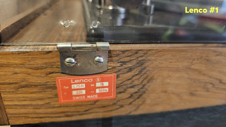 Två stycken Lenco L75 - läs texten