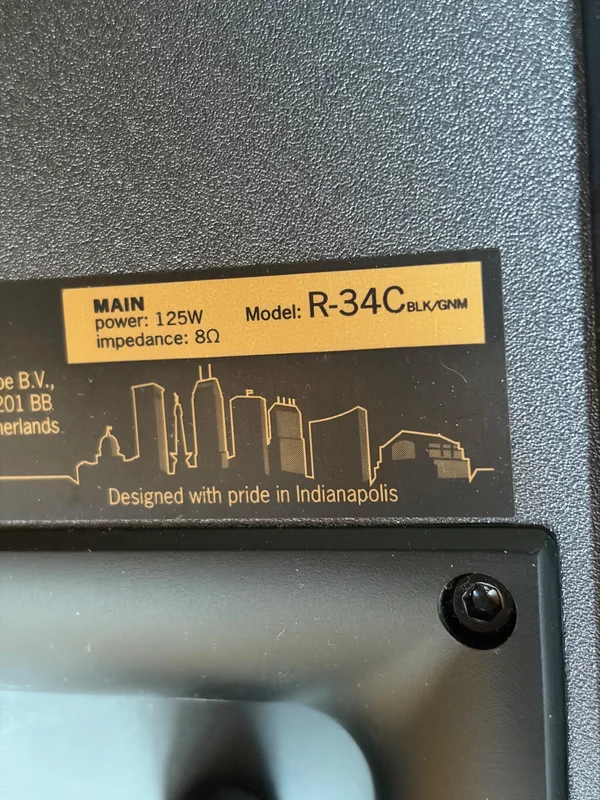 Klipsch Center R-34C - Bild 2 av 5