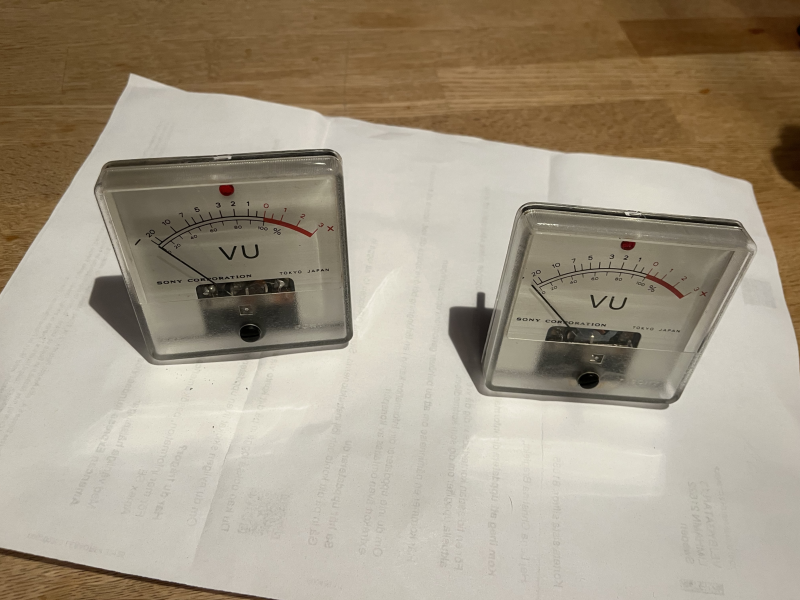 VU mätare STORA (från Sony TC630)  - Bild 3 av 5