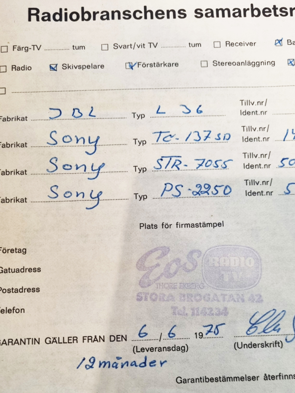 Sony PS-2250, direktdriven skivspelare - High end-monster i perfekt skick. - Bild 2 av 20