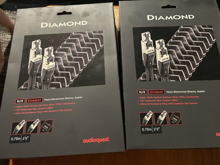 AudioQuest Diamond RJ/E 0,75m och 1,5m