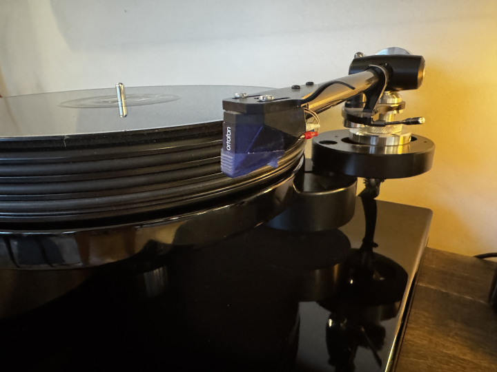 Nottingham Ace Spacedeck, Origin onyx, ortofon blue
