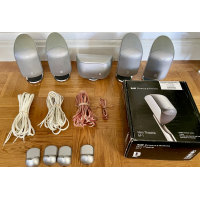 5 st Bowers & Wilkins M1-högtalare
