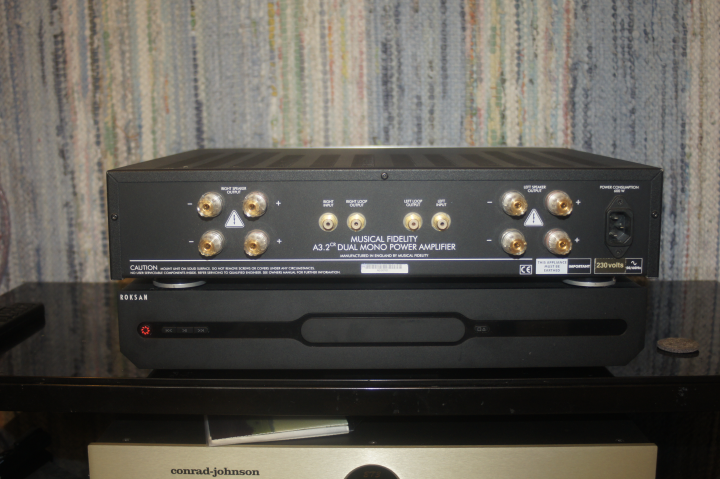 Musical Fidelity A 3.2 CR endast avhämtning 16 kg tung
