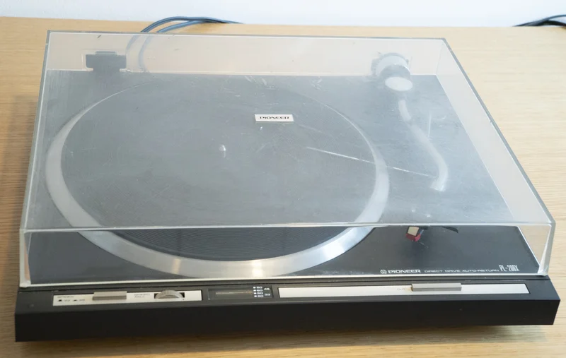 Pioneer PL-200X 2-Speed Direct-Drive Turntable (1979-1981) - Bild 4 av 8