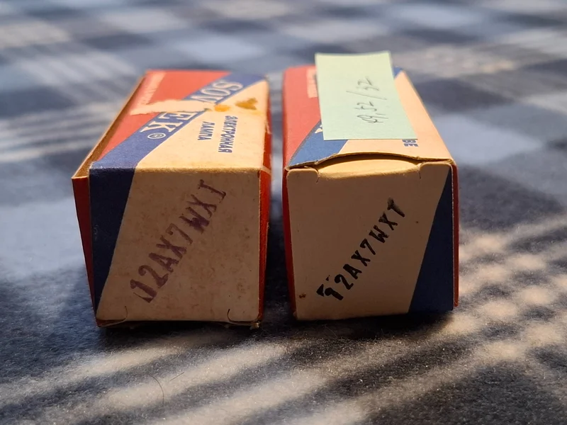 Sovtek 12ax7WXT (12ax7 / ECC83) NOS Matchat Par - Bild 1 av 6