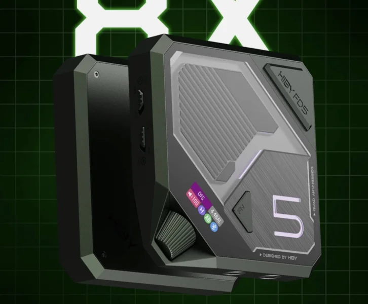 Hiby FD5 H&ouml;rlursf&ouml;rst&auml;rkare/ DAC  - Bild 7 av 18