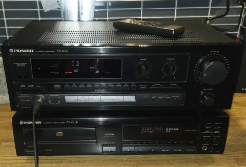 Pioneer stereoreceiver + CD-spelare