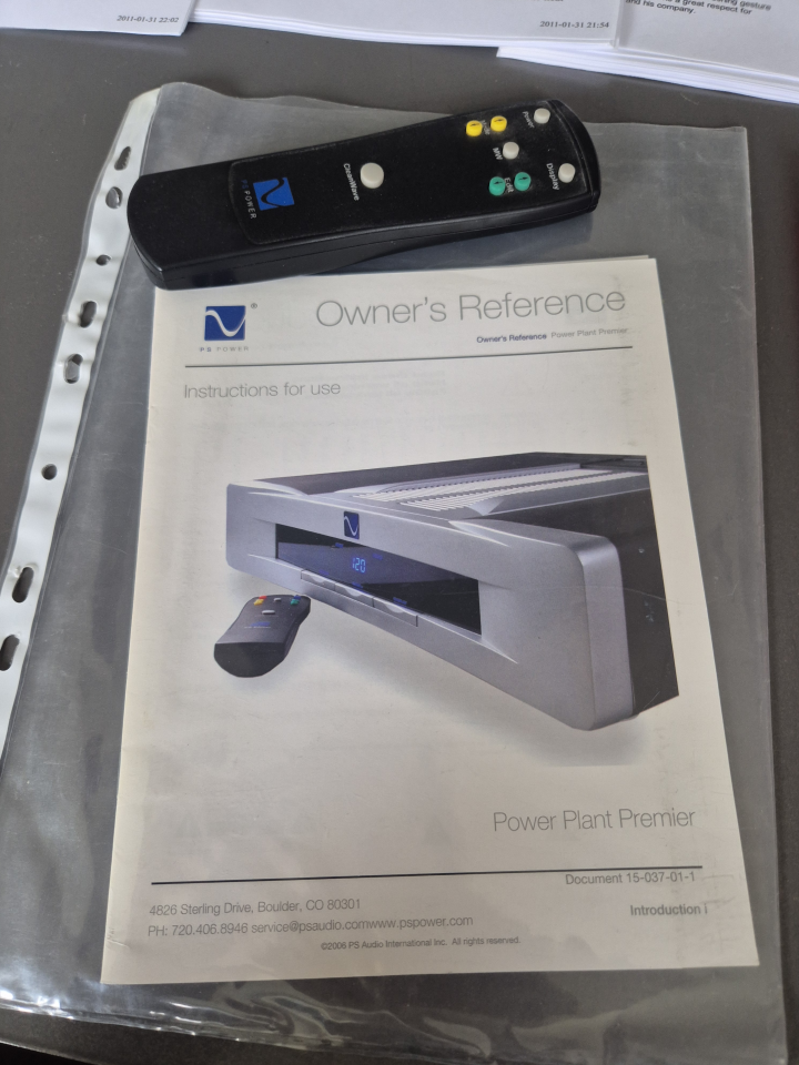 PS Audio Power Plant Premier power Regenerator