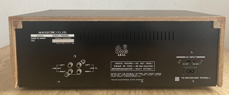 AKAI Kassettdäck GXC-725D - Bild 4 av 5