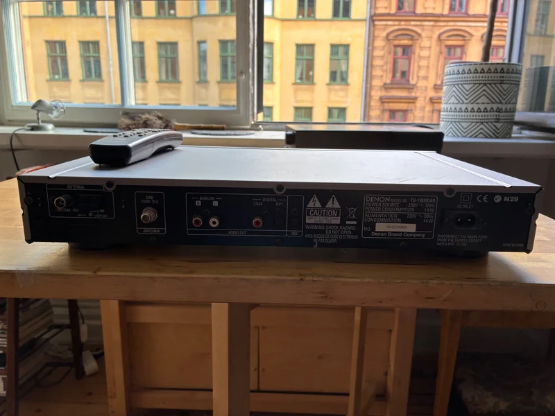Denon DAB tuner, TU-1800 DAB Denon DAB tuner, TU-1800 DAB - Bild 2 av 2