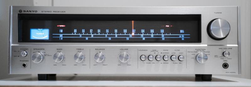 Sanyo DCX-4000L AM/FM Stereo Receiver (1974-76) - Bild 1 av 6