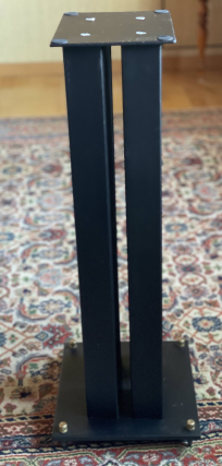 Ett par stabila högtalarstativ 60 cm i stål