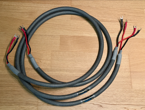 Högtalarkabel Acoustic Zen Sartorio, 2,5 m med spadar