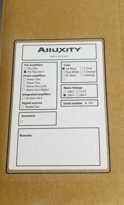 ALLUXITY pre two mk.II ALLUXITY pre two mk.II - Bild 3 av 4