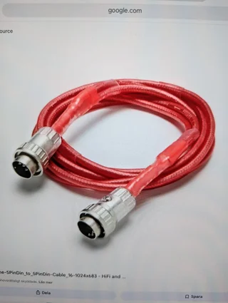 Vertere analoga signalkablar Naim DIN 4 & 5