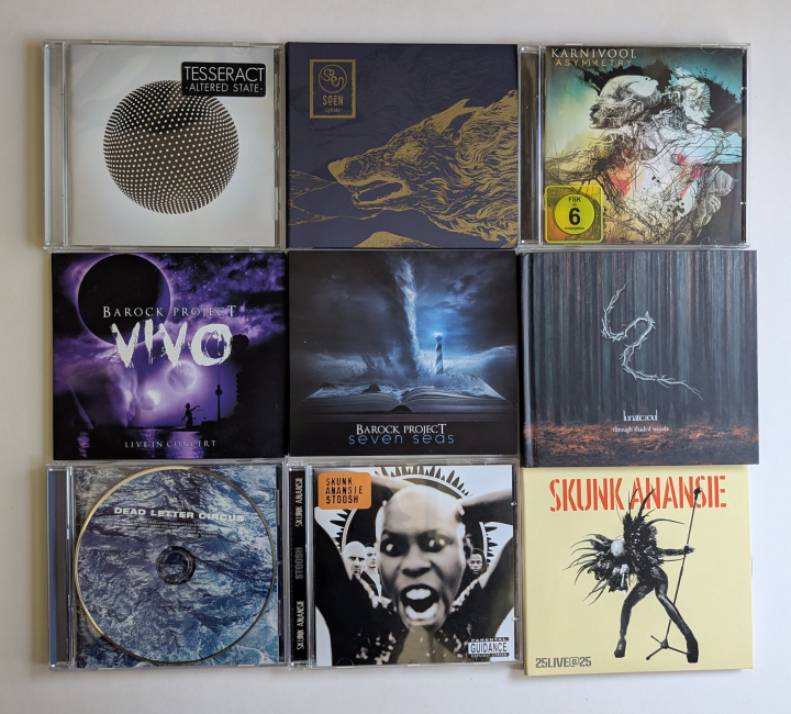 Div rock / prog rock CD 30:- st