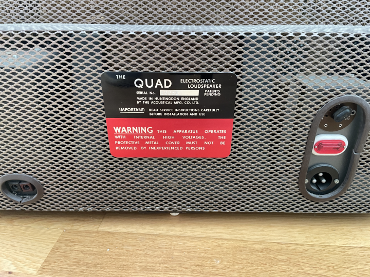 Quad elektrostat-högtalare