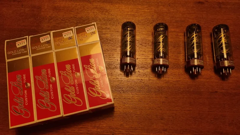 Genalex Gold Lion KT77, matchad kvartett - Bild 1 av 2