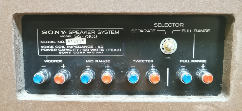 Sony SS-7300 Sony SS-7300 - Bild 4 av 5