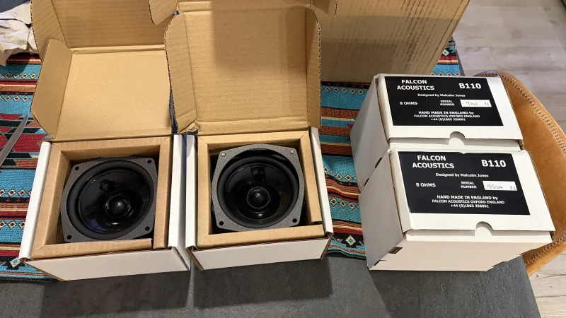 NYA OANV&Auml;NDA FALCON B110 8 ohm KEF B110 SP1003 (Till Rogers LS3/5a) - Bild 3 av 4