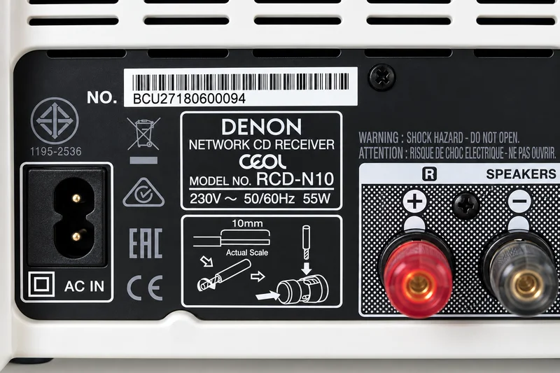DENON CEOL n&auml;tverksreceiver med CD, RCD-N10 - Bild 3 av 4